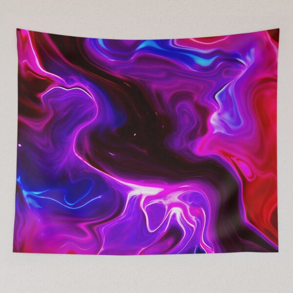 Artikelvorschau, Liquid Lights Dunkelblau, Lila, Rot und Pink, Liquid Marble entworfen und verkauft von ACC .