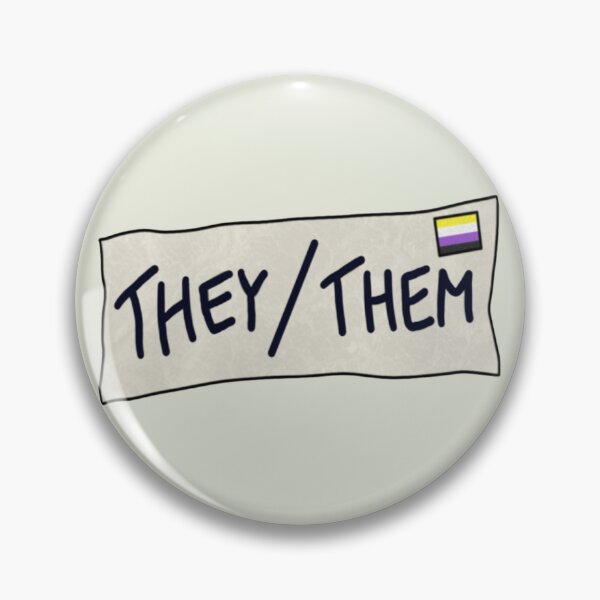 Item preview, They/Them Pronouns designed and sold by lizardwizard70.