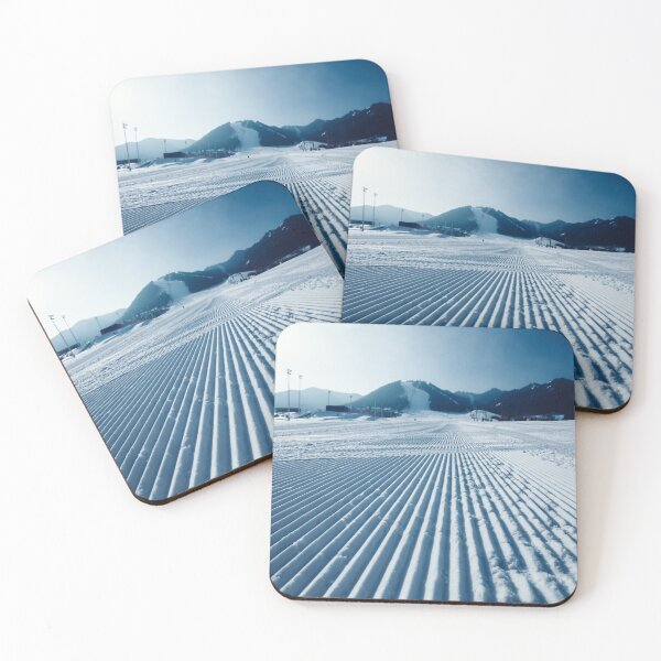 Item preview, Ski Slopes On Mountains Ski Resort In Winter. Asia And China Aesthetic Novelty Design designed and sold by Silver Medal.
