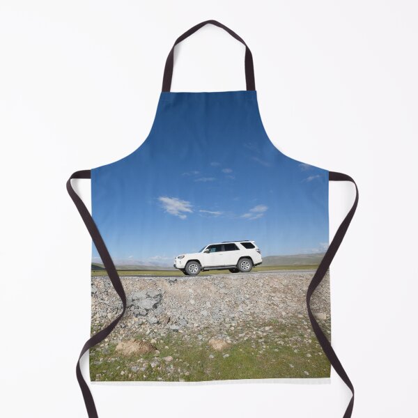 Item preview, Driving Offroad Car On Trail In High Altitude Grassland. 4 Wheel Drive And 4Runner Aesthetic Novelty Design designed and sold by Silver Medal.