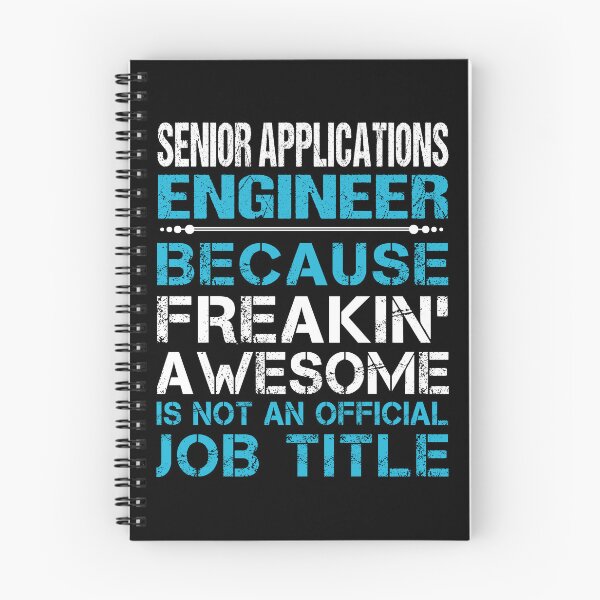 Item preview, Senior Applications Engineer T Shirt - Freaking Awesome Job Gift Item Tee designed and sold by oetate4774.