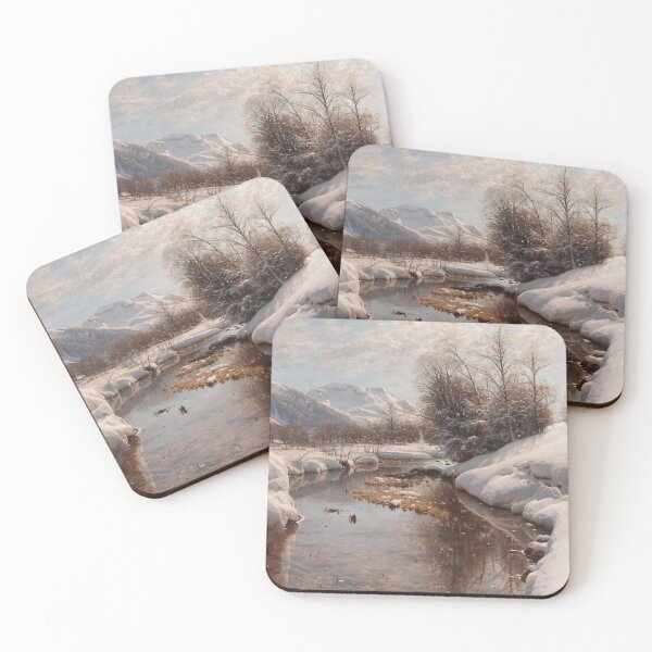 Item preview, Winter sun in Engadin (1914) Peder Mørk Mønsted designed and sold by Art Outlaws.