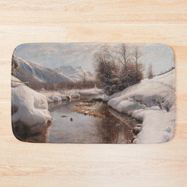 Item preview, Winter sun in Engadin (1914) Peder Mørk Mønsted designed and sold by Art Outlaws.