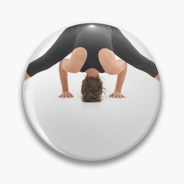 Item preview, Yoga Practice Demonstration. Young And Caucasian Aesthetic Novelty Design. Inspirational Scenery Art designed and sold by Silver Medal.
