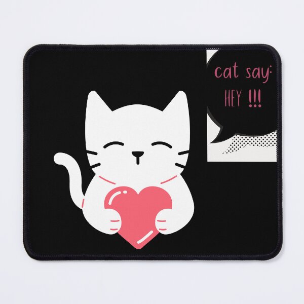 Item preview, cute cat say hey designed and sold by badretop.