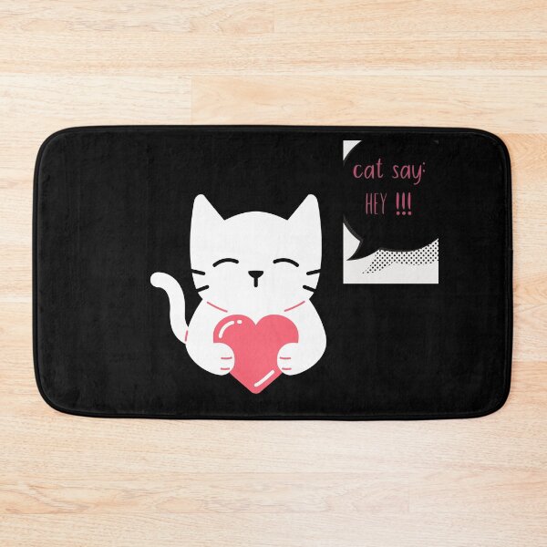 Item preview, cute cat say hey designed and sold by badretop.