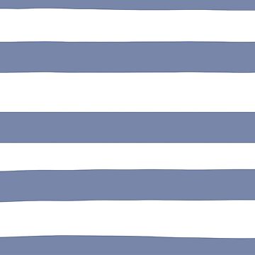 White Horizontal Stripes Over Purple and Blue Clouds - Skin Decal