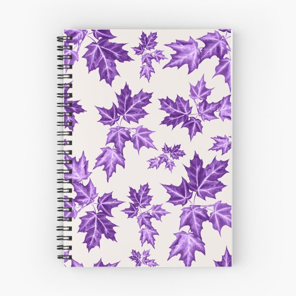 Item preview, Purple Maple Leaves pattern design - flower and leave pattern designed and sold by asprse.