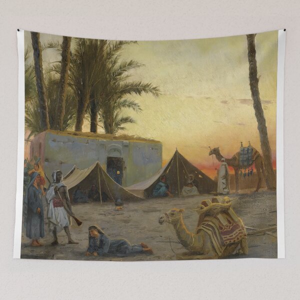 Item preview, Desert Encampment (1894), Peder Mørk Mønsted designed and sold by Art Outlaws.