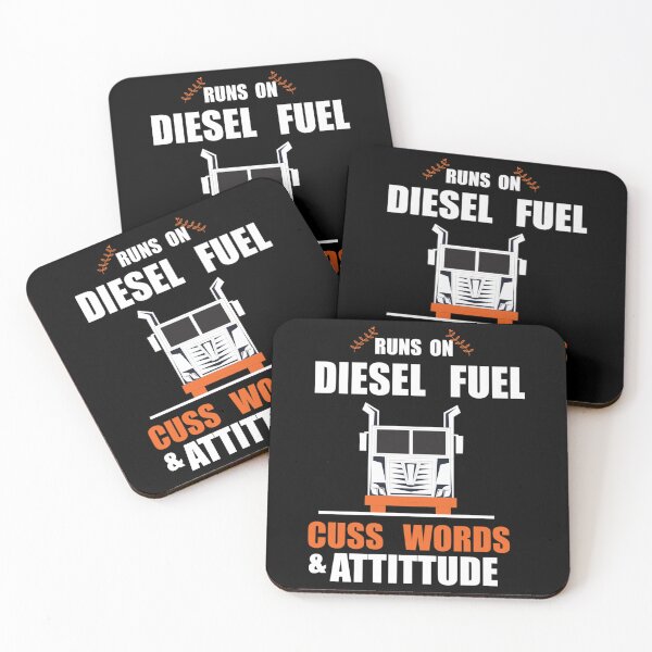Item preview, runs on diesel fuel cuss words and attitude   designed and sold by SeeandTees.