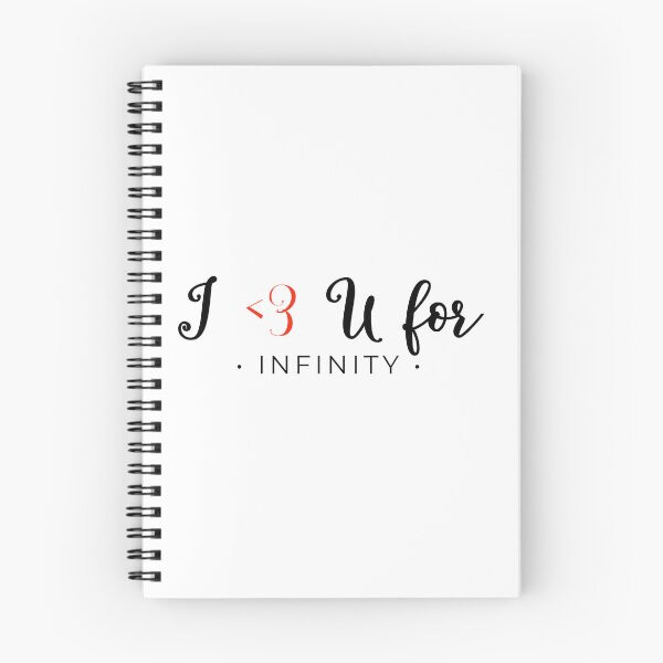 Item preview, I love you for Infinity designed and sold by TheVirtualShop.