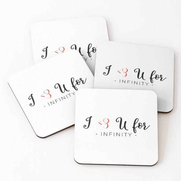 Item preview, I love you for Infinity designed and sold by TheVirtualShop.