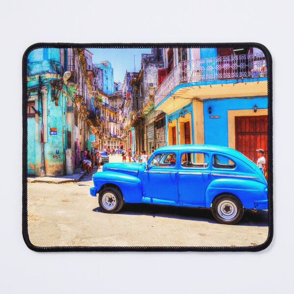 Item preview, Blue Car, Consulado, Havana, Cuba designed and sold by Paul Thompson Photography.