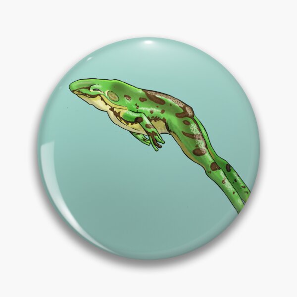 Item preview, Jumping green frog designed and sold by Furiarossa.