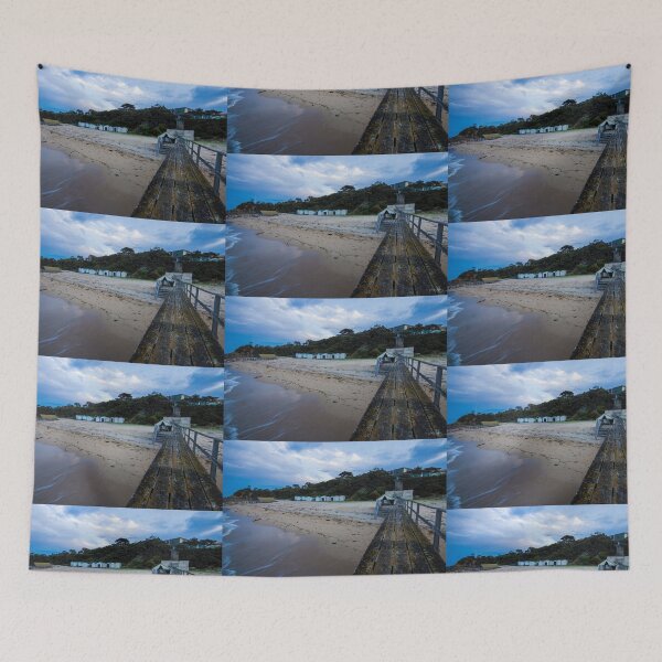 Item preview, Point King Jetty and Boat Sheds, Portsea, Mornington Peninsula, Victoria, Australia designed and sold by Vicki Walsh.