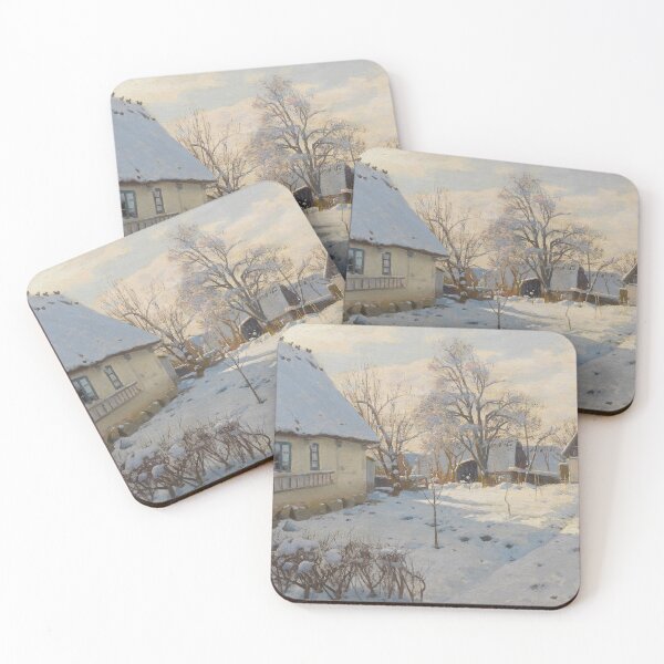 Item preview, Winter in Bröndbyvester in Dänemark (1923), Peder Mørk Mønsted designed and sold by Art Outlaws.