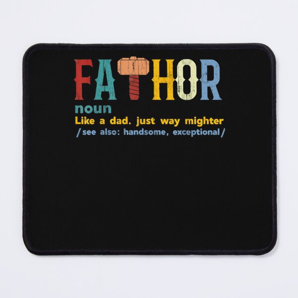 Item preview, fa-Thor Like Dad Just Way Mightier Hero gift idea for father designed and sold by wi trendshop.