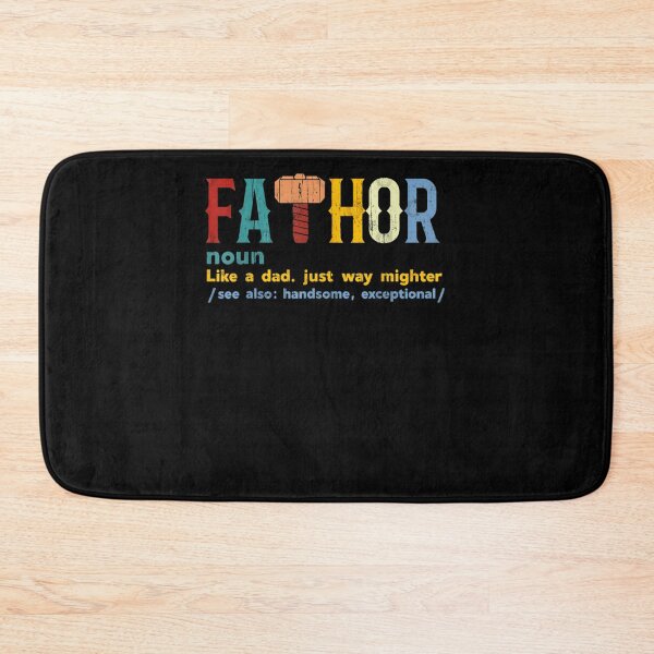 Item preview, fa-Thor Like Dad Just Way Mightier Hero gift idea for father designed and sold by wi trendshop.