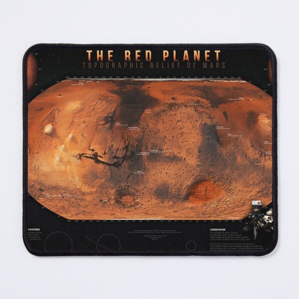 Item preview, The Red Planet: Topographic Relief of Mars designed and sold by jscarto.