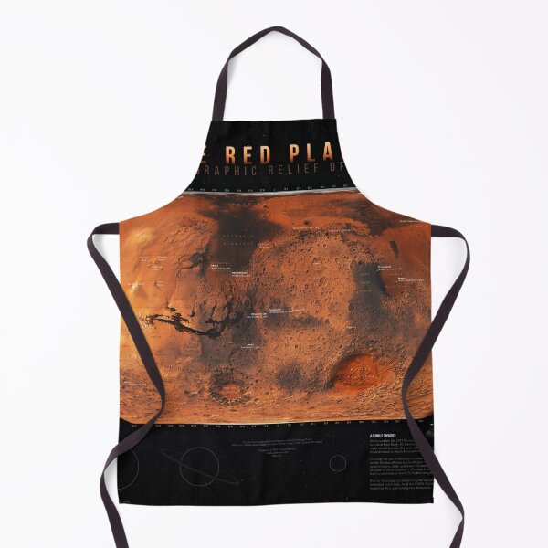 Item preview, The Red Planet: Topographic Relief of Mars designed and sold by jscarto.