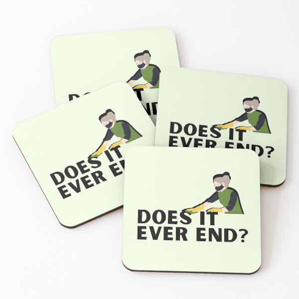Item preview, Does It Ever End Funny Cleaning Lady Housekeeper Janitor designed and sold by SavvyCleaner.