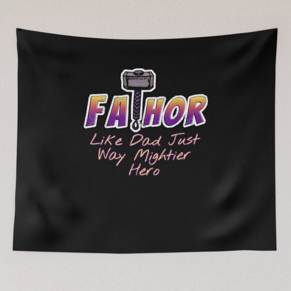 Item preview, fa-thor Like Dad Just way mightier Hero gift idea for fathor designed and sold by wi trendshop.