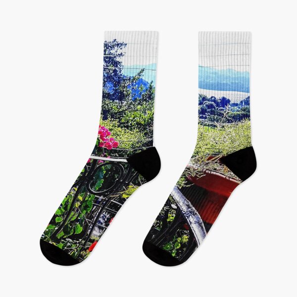 Item preview, Pink Flowers and blue skies designed and sold by artbyomega.