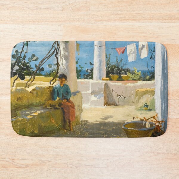 Item preview, Summer In Capri (1885) Peder Mørk Mønsted designed and sold by Art Outlaws.