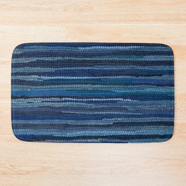 Item preview, Rag Rug, Rag Rug Blue, Woven Rug, Monochromatic Blue Rug, Kitchen Rug, Carpet designed and sold by Nostrathomas66.