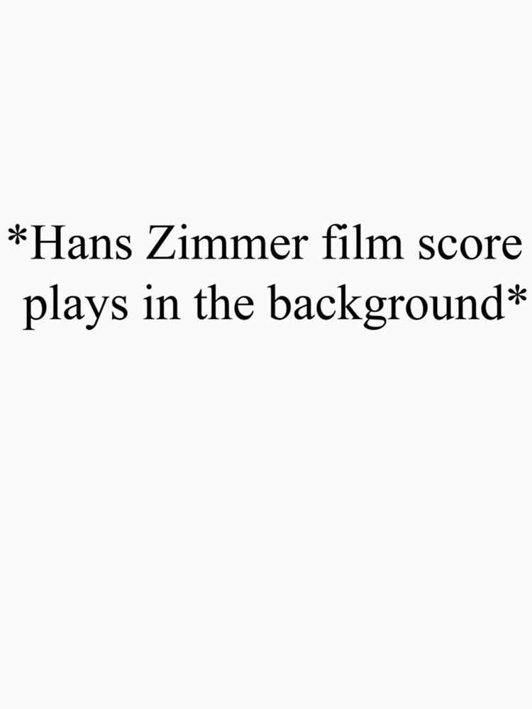 Discover La Musique Du Film De Hans Zimmer T-Shirt