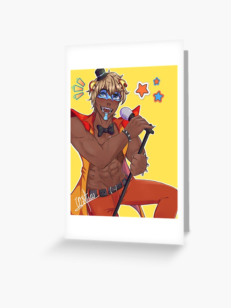 Glamrock Freddy- Freddy fazbear fnaf- Fnaf security breach fanart |  Greeting Card