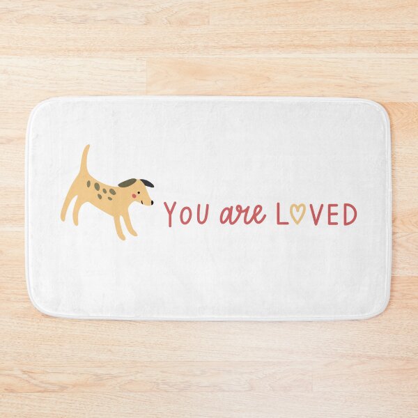 Item preview, You are loved letters and sweet puppy  designed and sold by Darina Gulbina.