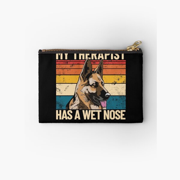 Item preview, My Therapist Has A Wet Nose Retro Pet German Shepherd Gear designed and sold by DynamicDesign.