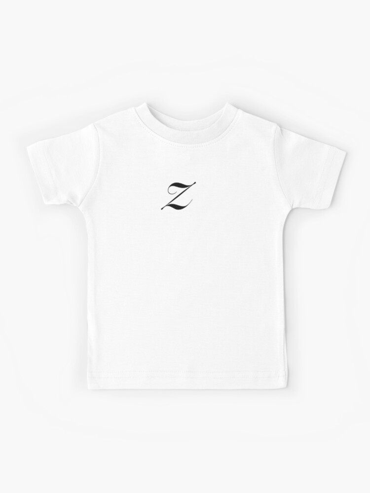 Letter Z in cursive font