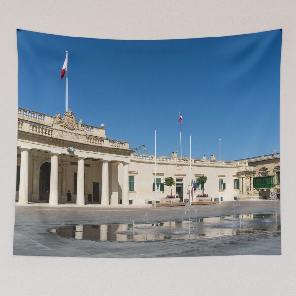 Item preview, Brilliant Maltese Sunshine - St. Georges Square in Valletta Malta designed and sold by Georgia Mizuleva.