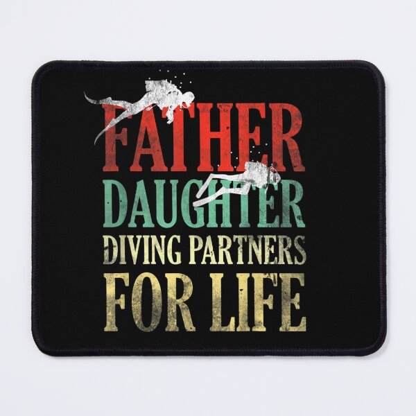 Item preview, Father And Daughter Diving Partners For Life funny gift idea for daddy designed and sold by wi trendshop.