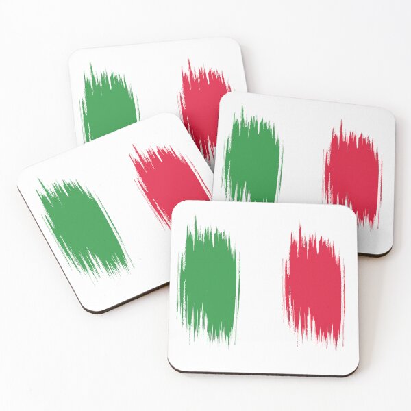 Item preview, Italian Flag - Brush Stroke Effect designed and sold by hijackhippo.