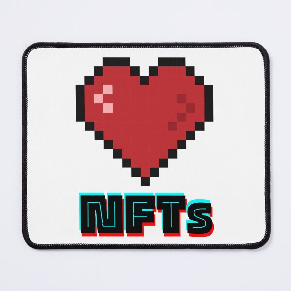 Item preview, Pixelated Valentine Heart, Love Non Fungible Tokens, Love NFTs designed and sold by Coralgb.