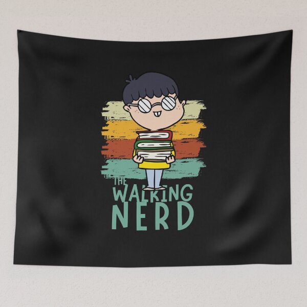 Item preview, Cool Vintage Retro Walking Nerd designed and sold by laiwole.