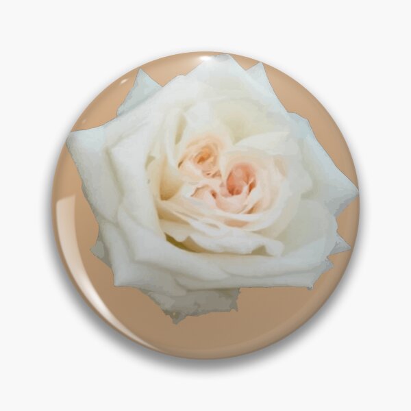 Item preview, Close Up View Of A Beautiful Peach White Rose Isolated designed and sold by taiche.