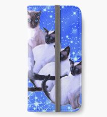 Vinilo o funda para iPhone Gatos siameses