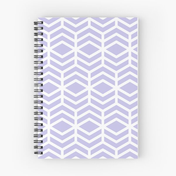 Item preview, White and Purple Geometric Chevron Line Pattern Pairs DE 2022 Popular Color Violet Gems DE5940 designed and sold by ColorOfTheYears.