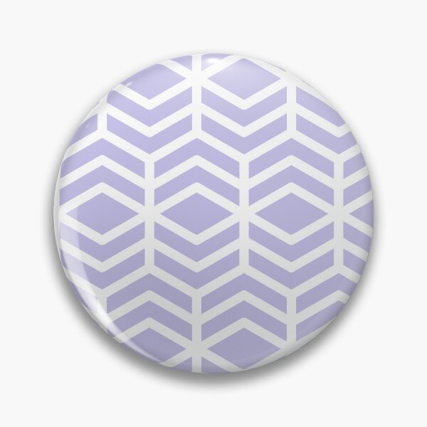 Item preview, White and Purple Geometric Chevron Line Pattern Pairs DE 2022 Popular Color Violet Gems DE5940 designed and sold by ColorOfTheYears.
