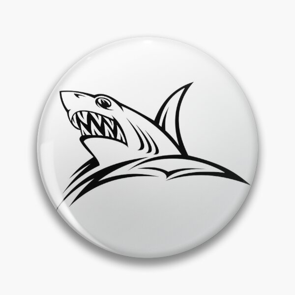 Item preview, Great White Shark Tattoo, Shark, Jaws, Dorsal Fin, designed and sold by Nostrathomas66.