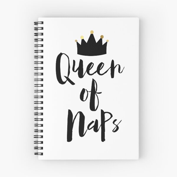 Item preview, Queen of naps.Minimalist Black and White Typography Print.Modern Home Decor. Bedroom Decor. Quote Poster. Silly Print. Funny Poster designed and sold by Nathan Moore.