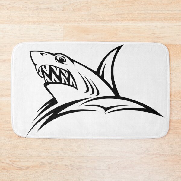 Item preview, Great White Shark Tattoo, Shark, Jaws, Dorsal Fin, designed and sold by Nostrathomas66.