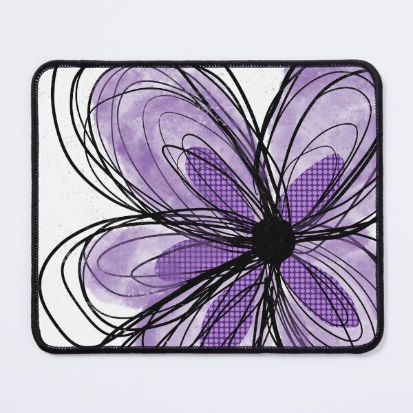 Item preview, Fun Flower Purple and White designed and sold by art64.