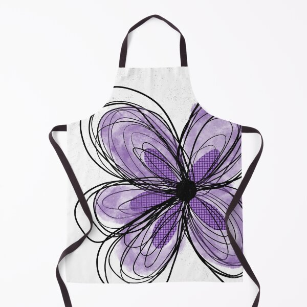 Item preview, Fun Flower Purple and White designed and sold by art64.