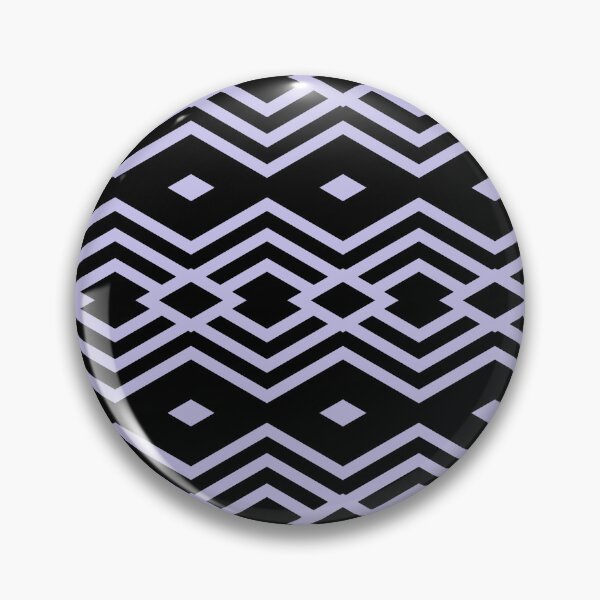 Item preview, Black and Purple Horizontal Stripe Diamond Pattern Pairs DE 2022 Popular Color Violet Gems DE5940 designed and sold by ColorOfTheYears.