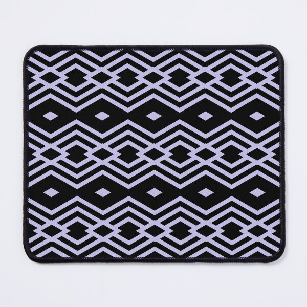 Item preview, Black and Purple Horizontal Stripe Diamond Pattern Pairs DE 2022 Popular Color Violet Gems DE5940 designed and sold by ColorOfTheYears.